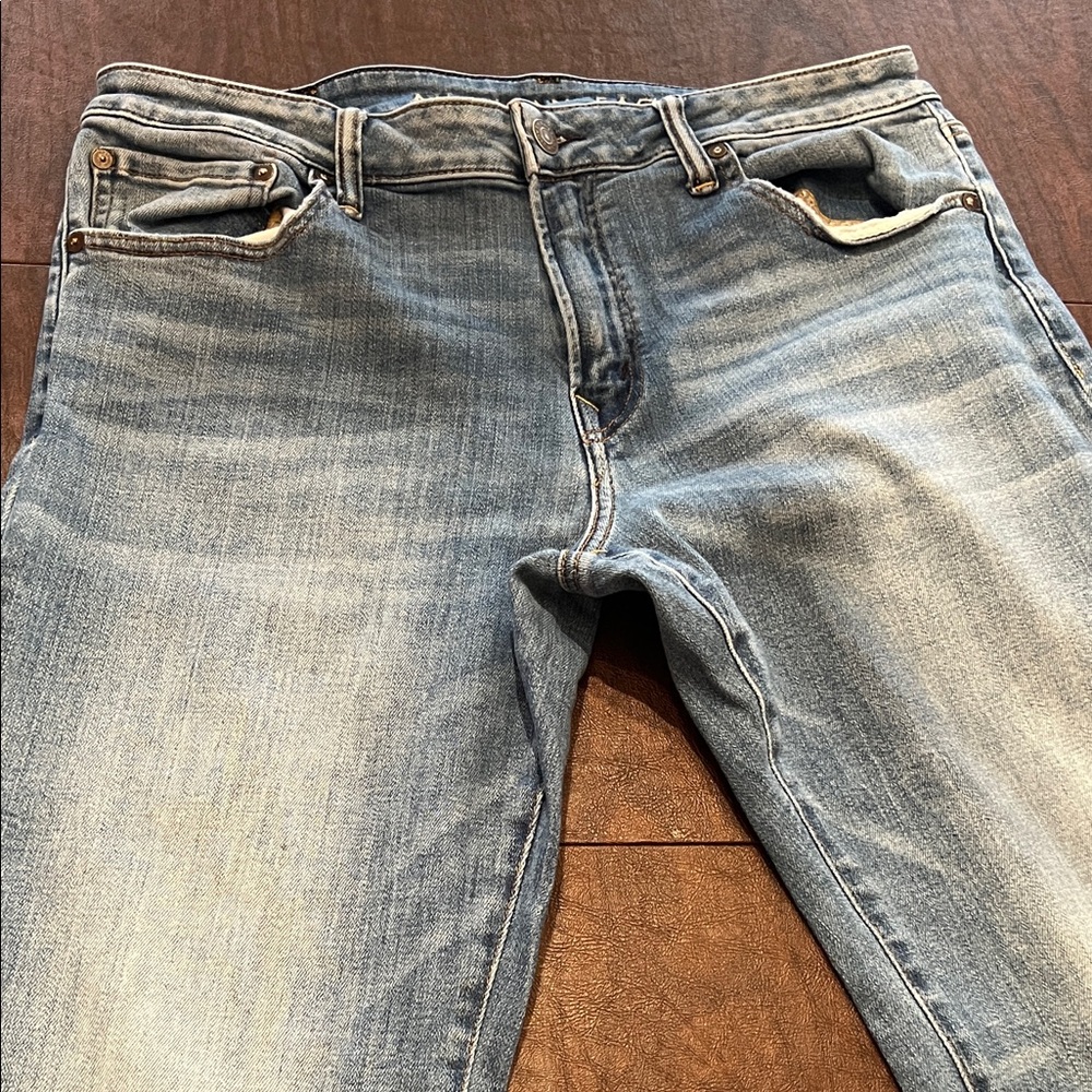 American Eagle Outfitters Men's Slim Straight Ne(x)t Level Airflex Jeans 36x32 - Picture 7 of 12